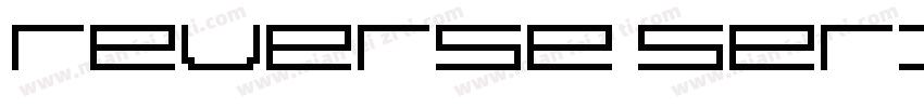 reverse serif字体转换
